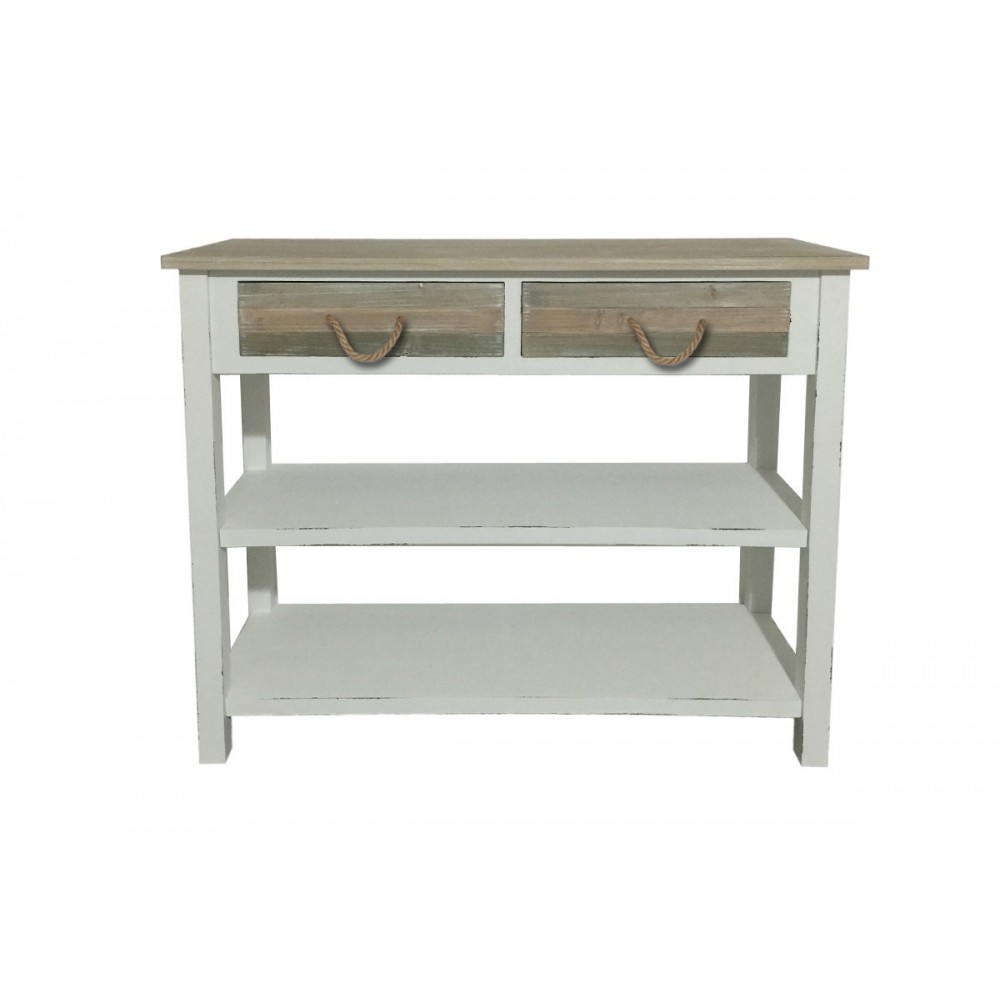 Console 2 drawers 2 shelves PALISSADE