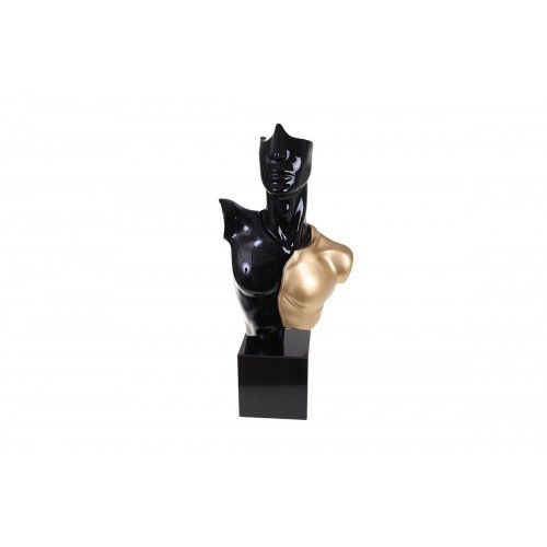 Busto masculino preto/dourado INITIAL