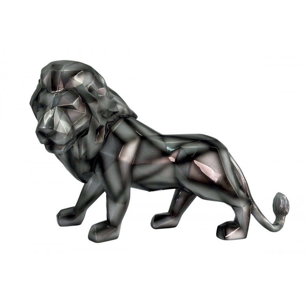 Lion origami gris anthracite VITAMINE