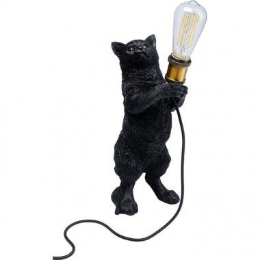 Zwarte CAT-lamp Kare design