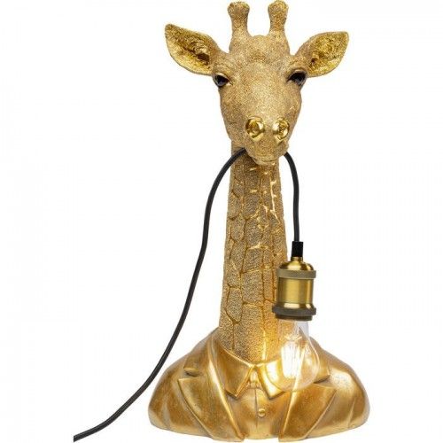 Lampe animal girafe dorée 50cm LA GIRAFE