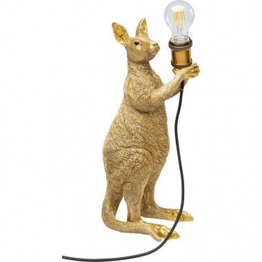 Lampe de table animal kangourou doré 46cm LE KANGOUROU