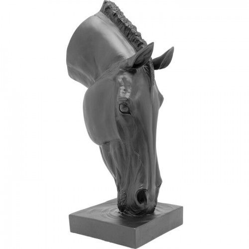 Tête de cheval noir en polyrésine - Kare Design - 53535 - Loft