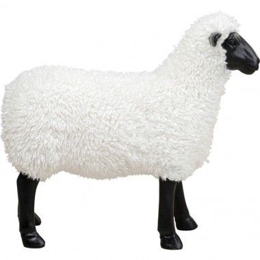 Decorative white sheep figurine 73cm THE SHEEP