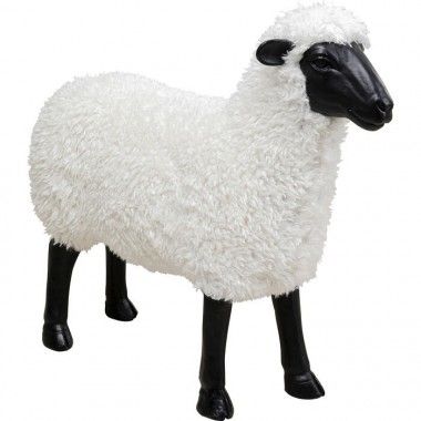 Figurine décorative mouton blanc 73cm LE MOUTON