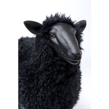 Figura decorativa oveja negra 48cm LA OVEJA