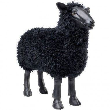 Figurine décorative mouton noir 48cm LE MOUTON