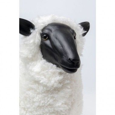 Estatueta decorativa de ovelha branca 48cm THE SHEEP