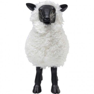Decorative white sheep figurine 48cm THE SHEEP