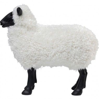 Figurine décorative mouton blanc 48cm LE MOUTON