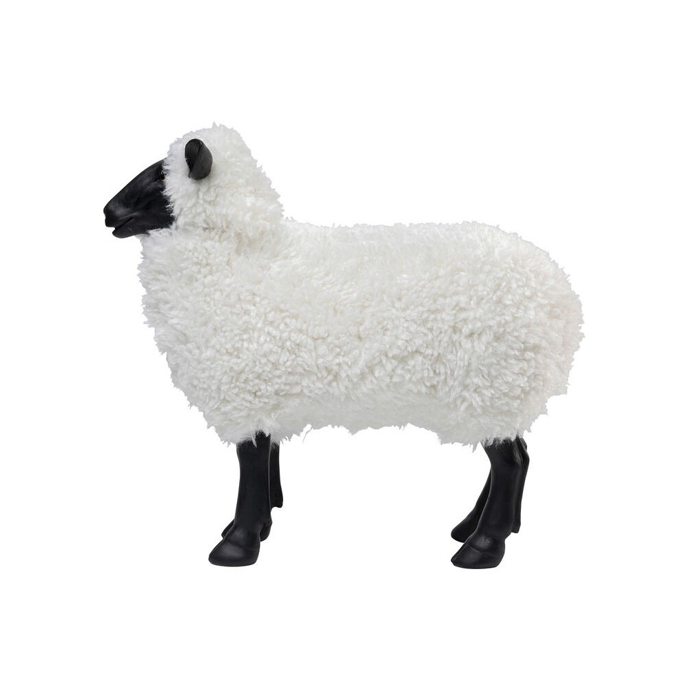 Estatueta decorativa de ovelha branca 48cm THE SHEEP