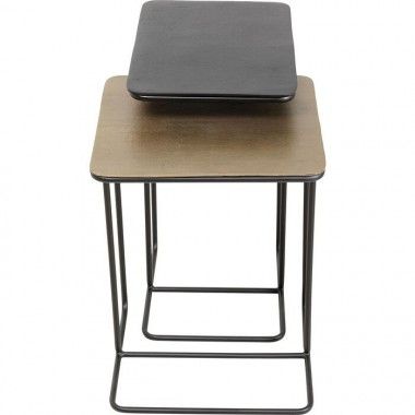 Set of 2 DIEGO metal nesting tables