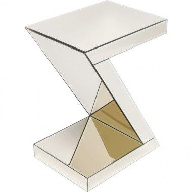 Table d'appoint Z 45cm champagne LUXURY