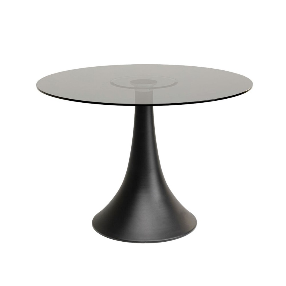 Table noire 110cm tulipe GRANDE POSSIBILITA