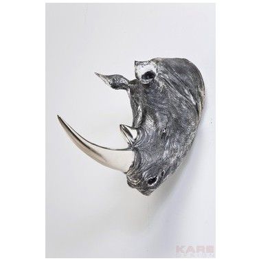 Antique decorative Rhinoceros head
