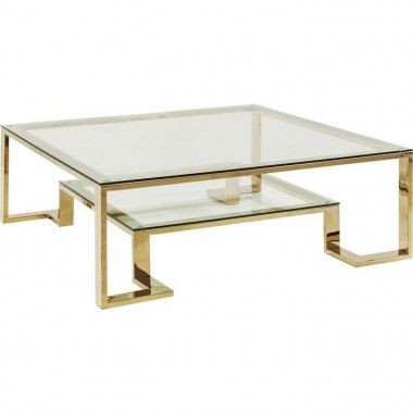 Table basse dorée 120cm RUSH