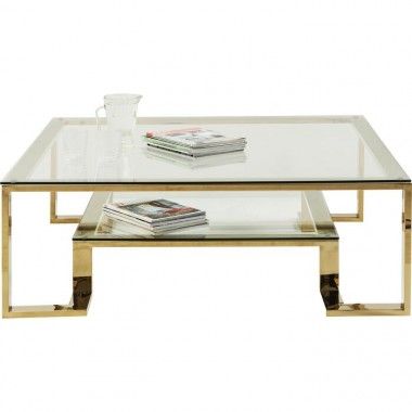 Tavolino dorato 120 cm RUSH