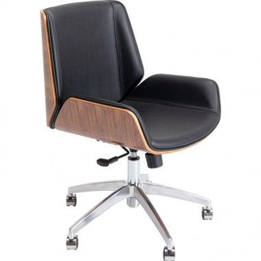 ROUVEN black office chair 100cm