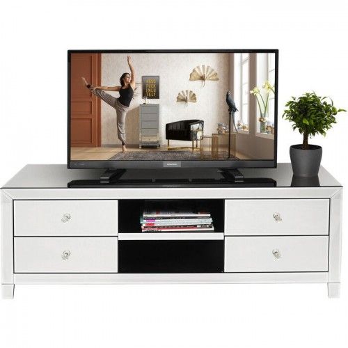 Zilver TV-meubel 140cm LUXE