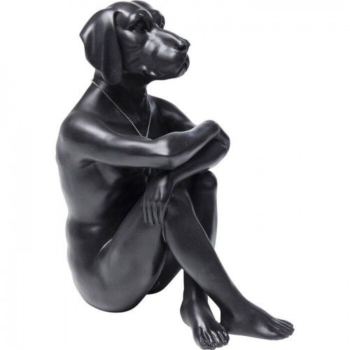 Figura decorativo nero Gangster Dog