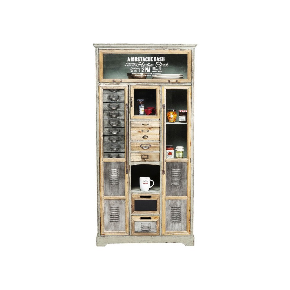 Armoire 4 portes vintage BARBER SHOP