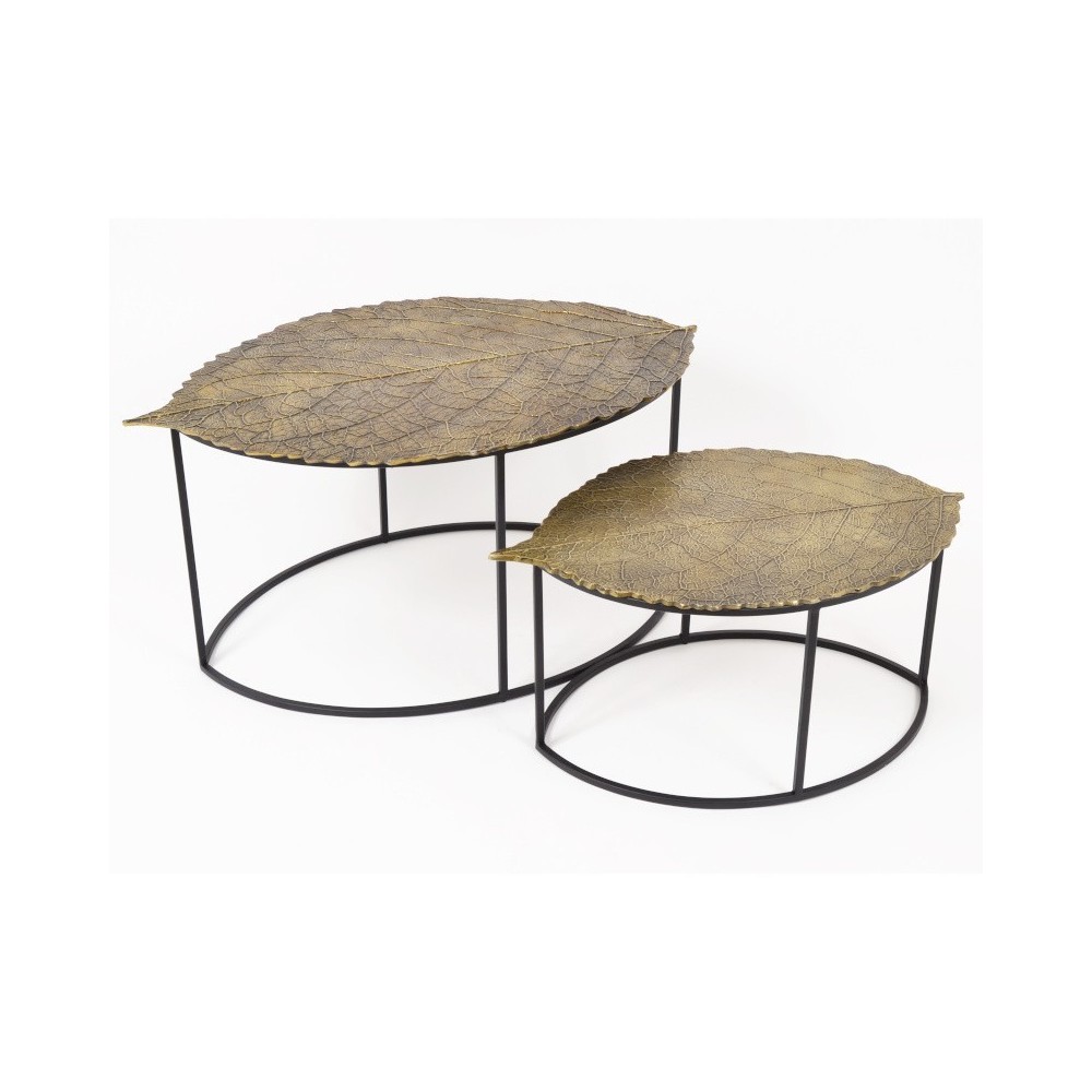 Set de 2 tables basses 73 cm et 96 cm ERABLE