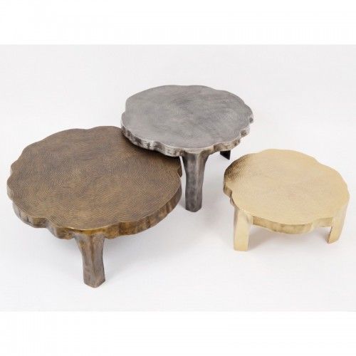 Set of 3 coffee tables 52/61/72 cm WOODY