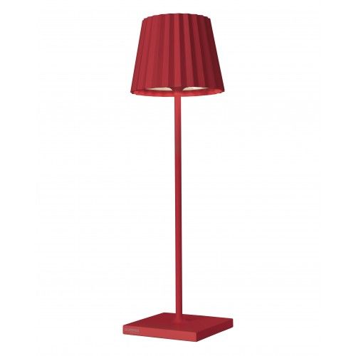 Lámpara exterior roja 38 cm TROLL2.0