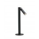 Dimmable black battery lamp TUBO