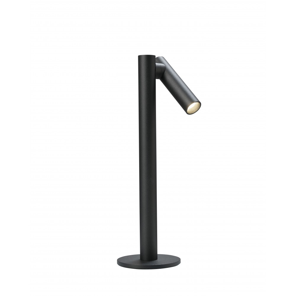 Lampe à pile noire dimmable TUBO