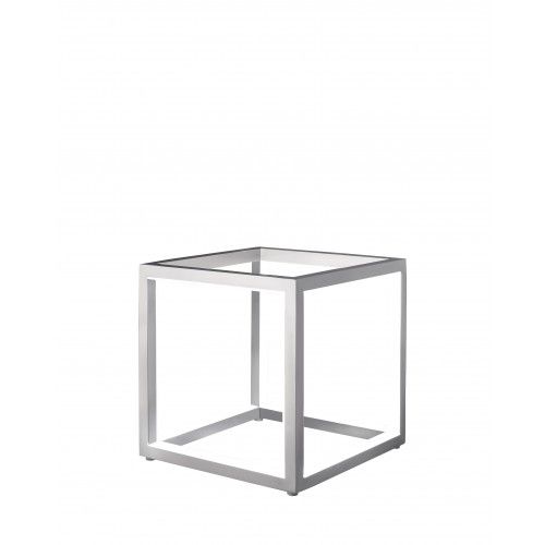 Candeeiro de mesa branco LEDs de alumínio 12 cm Delux