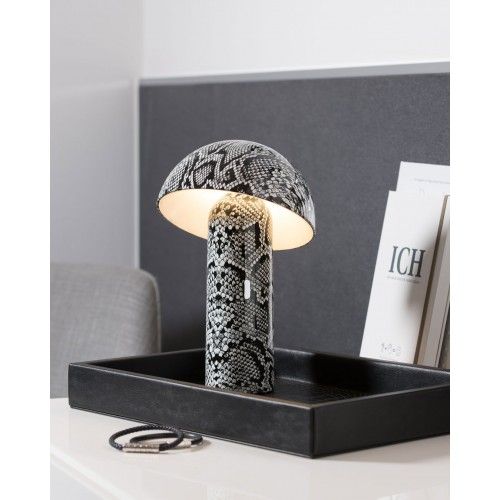 Lampe de table rechargeable motif serpent SVAMP