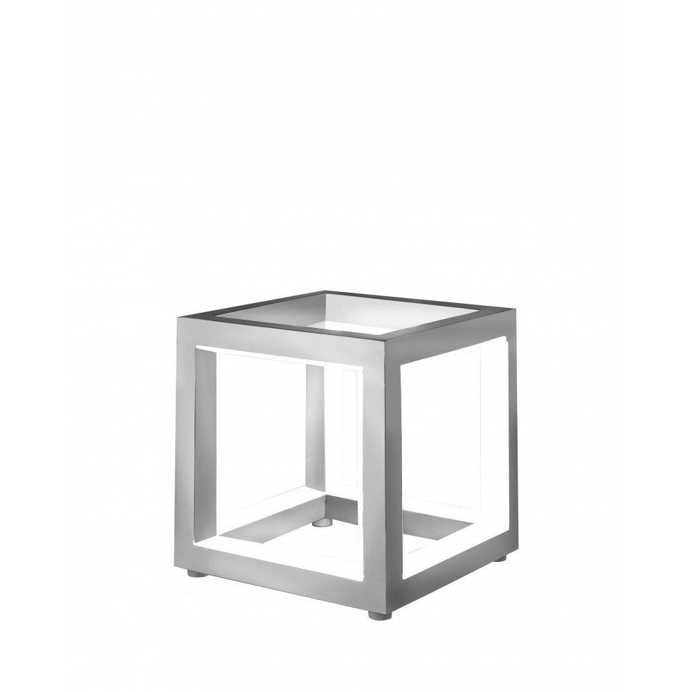 CANDEEIRO DE MESA BRANCO LEDS ALUMÍNIO 12 CM DELUX SOMPEX