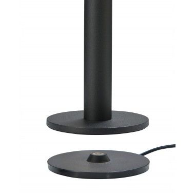 Lámpara de pie TUBO regulable a pilas negra