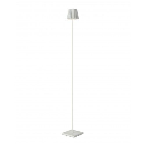 White outdoor floor lamp 120 cm TROLL 2.0