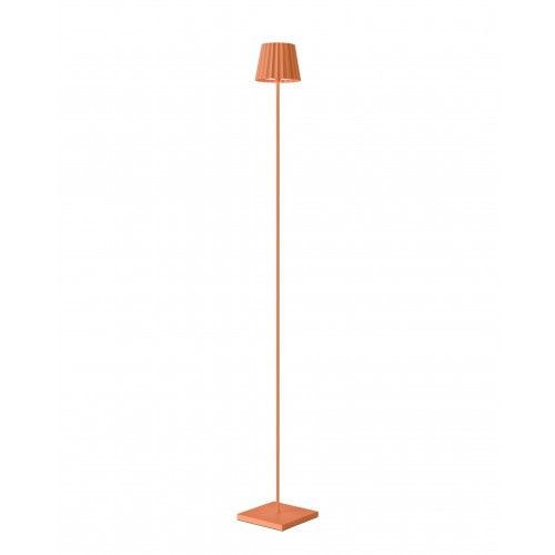 Orange outdoor floor lamp 120 cm TROLL 2.0