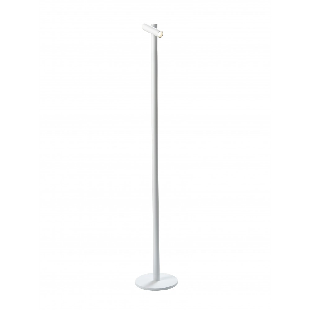 Witte vloerlamp 120 cm TUBO