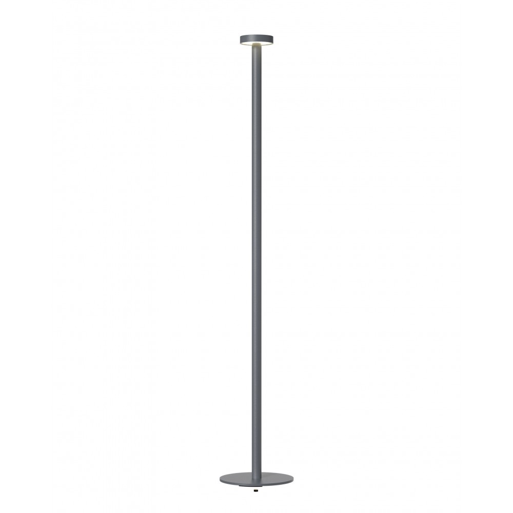 Anthracite gray floor lamp 120 cm BORO