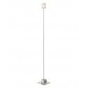 Designer LED floor lamp with SLIM cylindrical lampshade