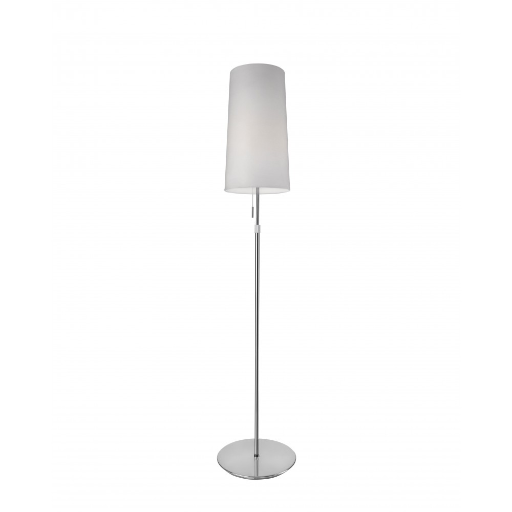 Lampadaire textile blanc hauteur réglable VERONA