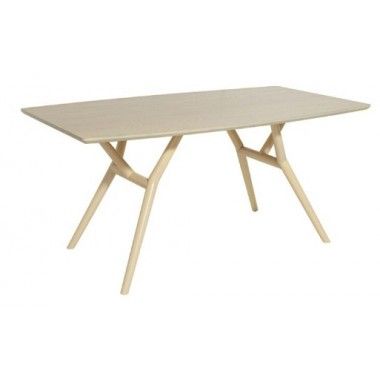 Table à manger bois fixe 160 cm COPENHAGUE
