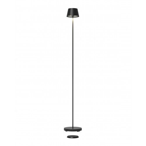 Lámpara exterior negro 120 cm