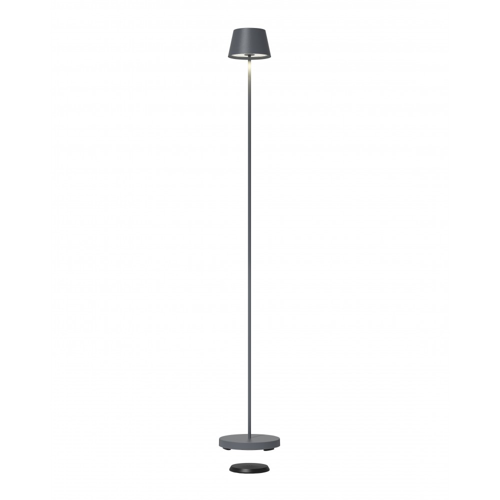 Anthracite gray outdoor floor lamp 120 cm SEOUL