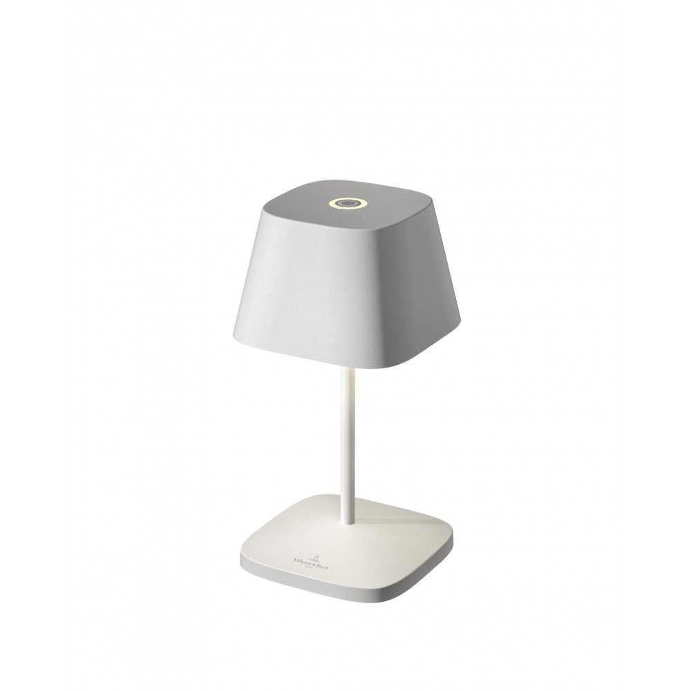 Witte buitenlamp 20 cm NEAPEL 2.0