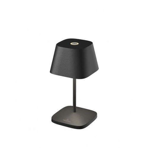 Lámpara exterior negra 20 cm NEAPEL 2.0