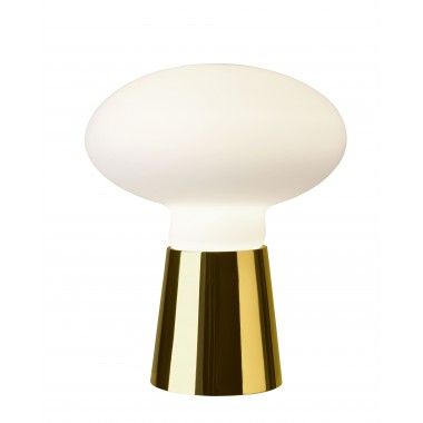 Lampe de table design métal doré 42 cm BILBAO