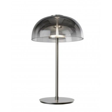 Lampe de table design verre fumé 50 cm EDINBURGH