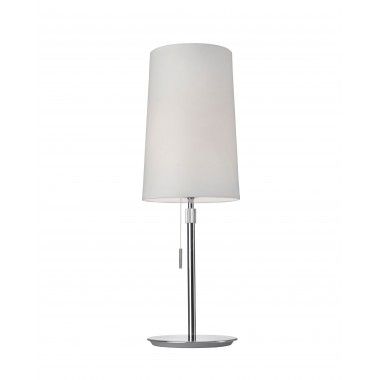 Lampe de table textile blanc hauteur réglable 59 cm VERONA