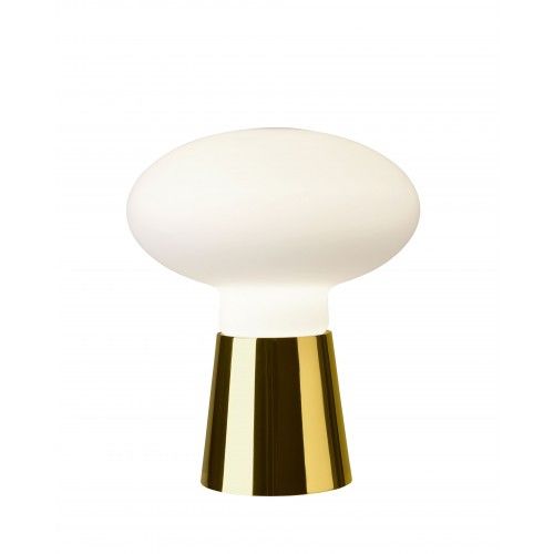 Lampada da tavolo di design in metallo dorato 24 cm BILBAO