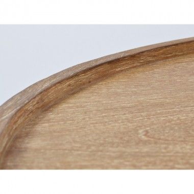 Table basse ronde bois métal TIFFANY